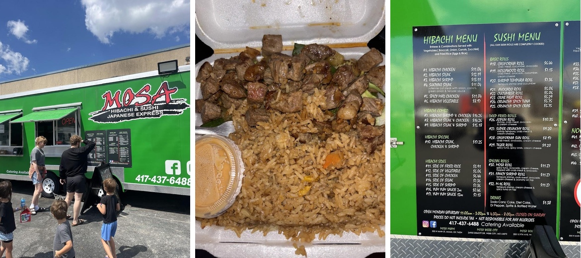 MOSA Hibachi & Sushi Japanese Express Joplin, MO Menu