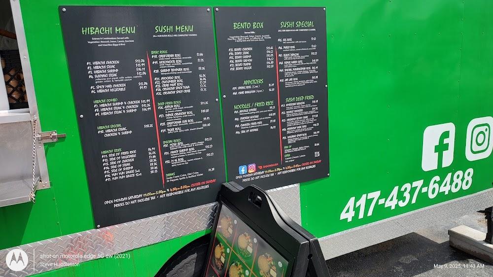 MOSA Hibachi & Sushi Japanese Express Joplin, MO Menu image 2